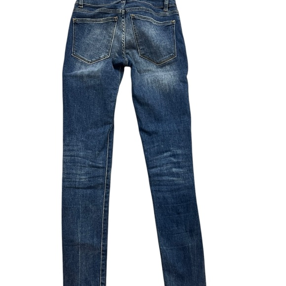 DL1961 Emma Low Rise Skinny Jeans Marcos (Mid Indigo Wash) - Picture 5 of 7